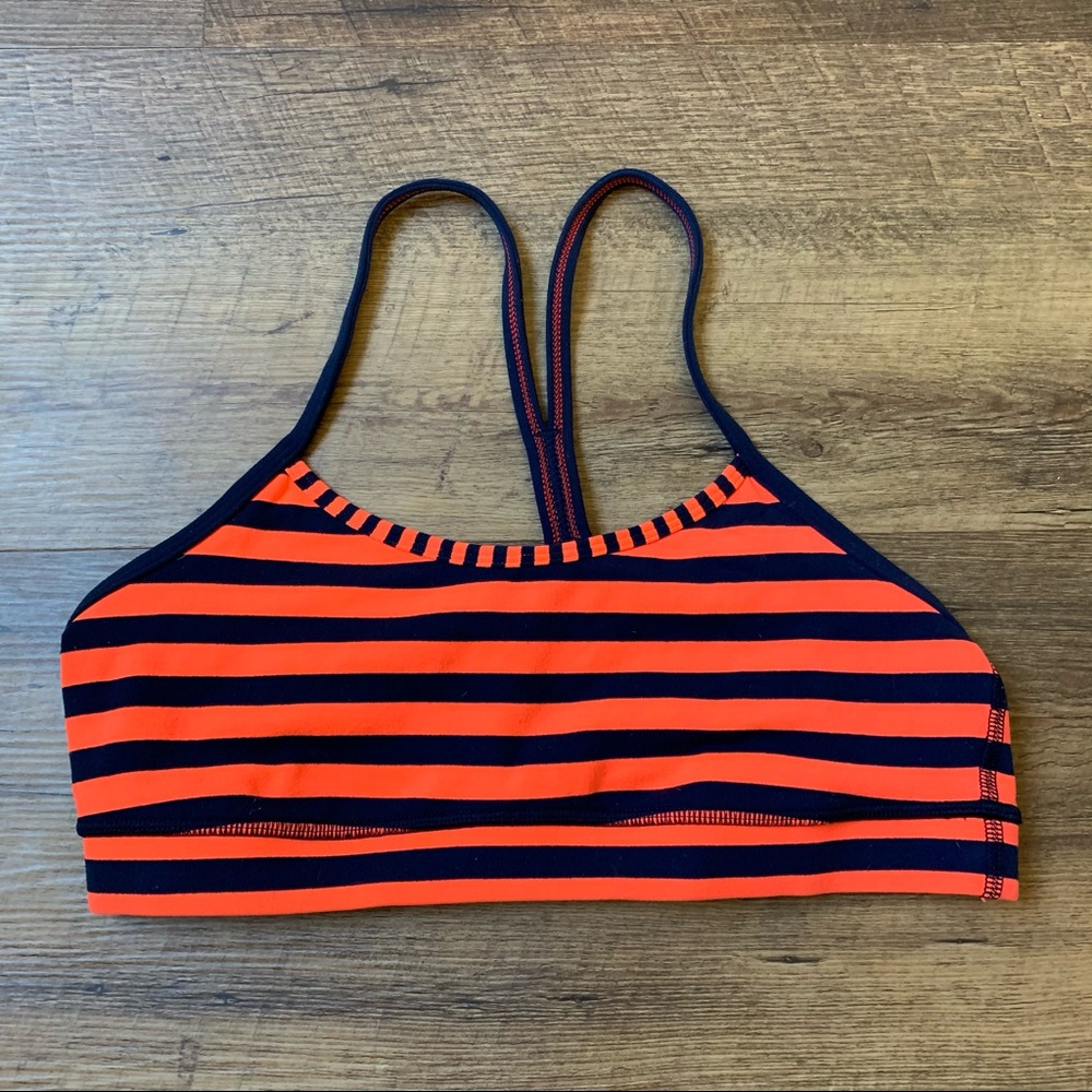 Lululemon Flow Y Sports Bra Stripe 8